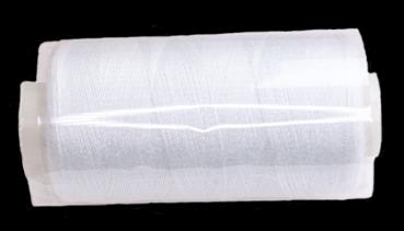 Fil à coudre polyester blanc 500 m 546,81 yard 40/2